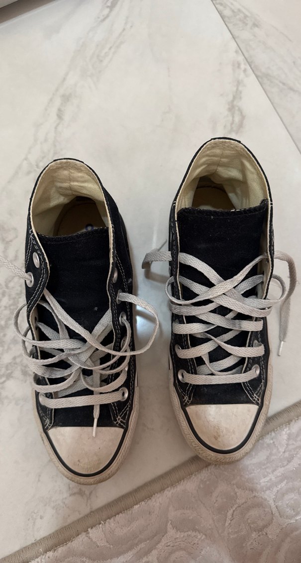 Klasik Siyah Converse Ayakkabı - Görsel 4