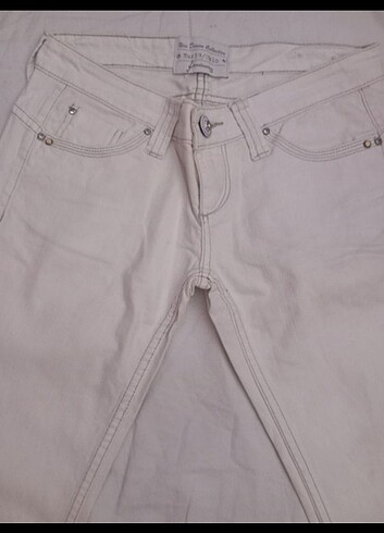 Stradivarius Stradivarius beyaz jean