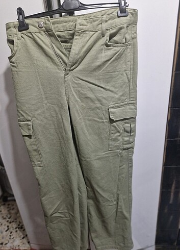 Defacto Yepyeni yeşil pantolon