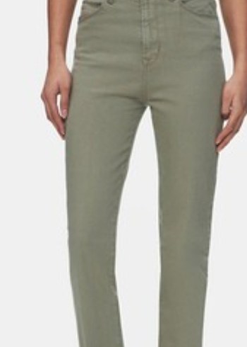 Kadın yeşil 42 beden Fit Denim Pantolon
