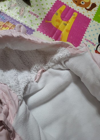 Kız Bebek Fermuarlı Pembe Tulum - Görsel 7