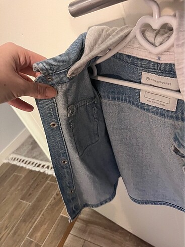 12-18 Ay Beden Primark Kapusonlu kot ceket