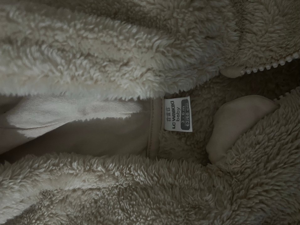 Gri Erkek Bebek Kürklü Tulum - Görsel 2