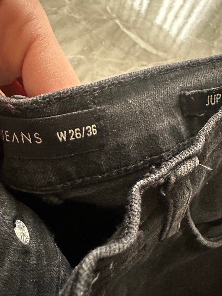 Kadın Siyah Kürklü Denim Pantolon - Görsel 3