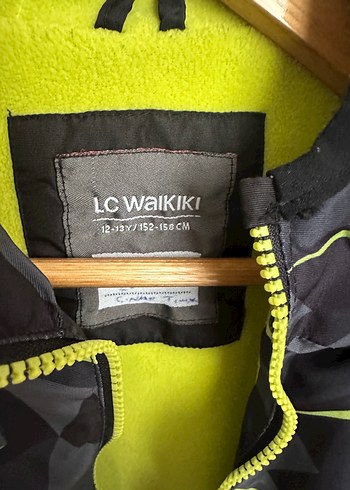 Sarı Siyah Baskılı Fermuarlı Erkek çocuk Mont - Görsel 3