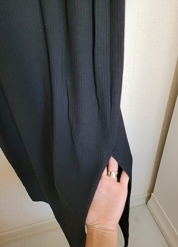 m Beden siyah Renk Triko elbise 