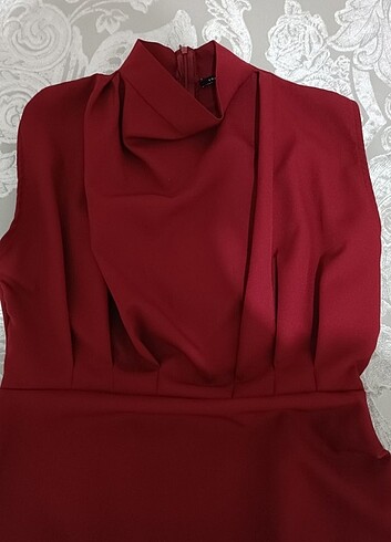 42 Beden bordo Renk Abiye elbise