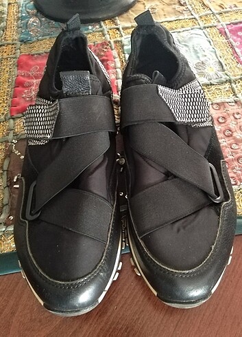 39 Beden siyah Renk Elle spor ayakkabı 