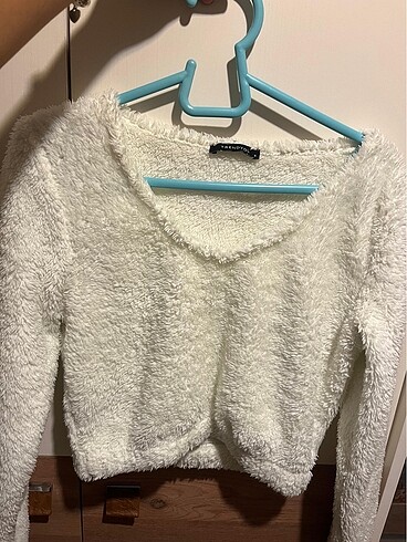 Trendyol Crop Kazak