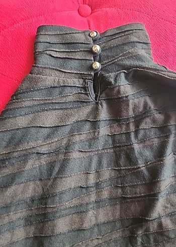 Uzun Kollu Siyah Midi Triko Elbise - Görsel 10