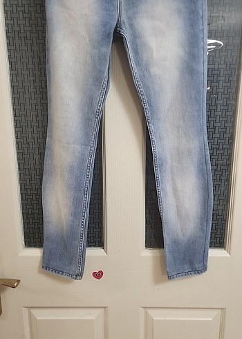 Gri Mavi Kadın Denim Pantolon - Görsel 2