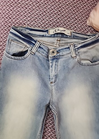 Gri Mavi Kadın Denim Pantolon - Görsel 8