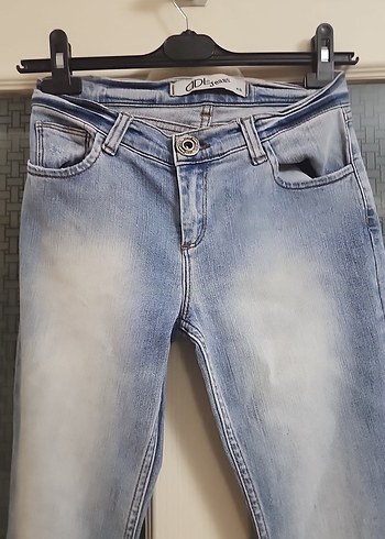 Gri Mavi Kadın Denim Pantolon - Görsel 3