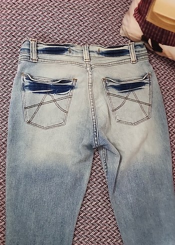 Gri Mavi Kadın Denim Pantolon - Görsel 10