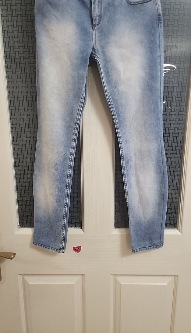 Gri Mavi Kadın Denim Pantolon - Görsel 2