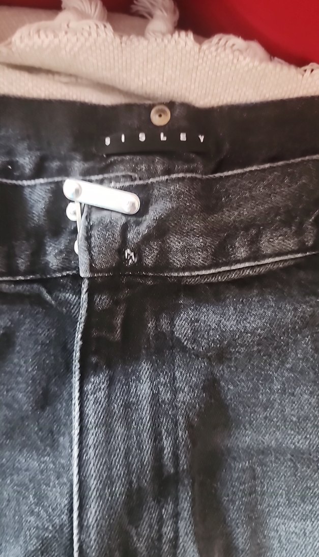 Koyu Gri Yıkamalı Denim Jean 54 beden — görsel 9/14