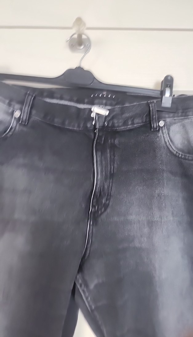 Koyu Gri Yıkamalı Denim Jean 54 beden — görsel 4/14