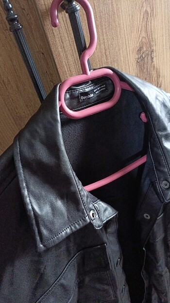 Bershka Oversize deri ceket 