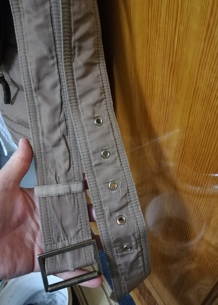 Defakto kapşonlu kaban  - Görsel 4