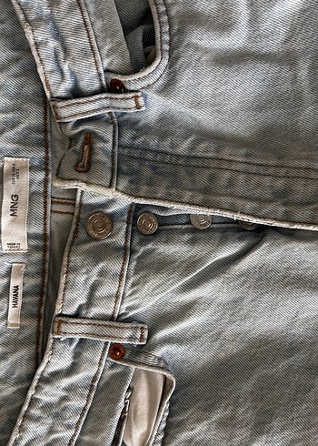 36 Beden mavi Renk Mango Jean