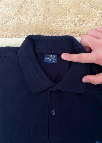 Lacivert Polo Yaka Ralph Lauren - Görsel 2