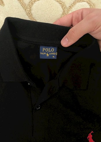 Siyah Polo Yaka Tişört - Görsel 3