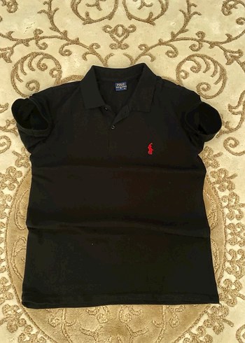 Siyah Polo Yaka Tişört - Görsel 2