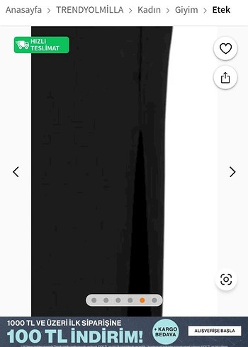 xl Beden siyah Kadın Uzun Pamuklu Etek
