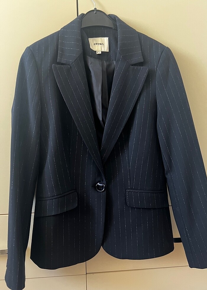 Moton çizgili ceket - Görsel 2