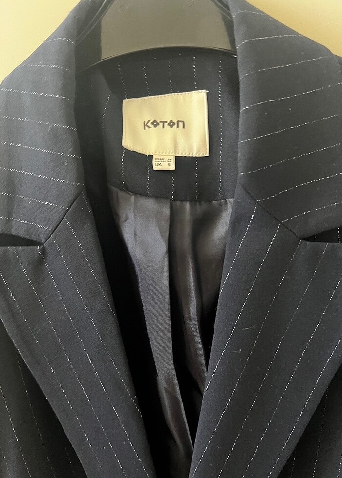 Moton çizgili ceket - Görsel 4