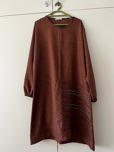 Kahverengi tunik - Görsel 6