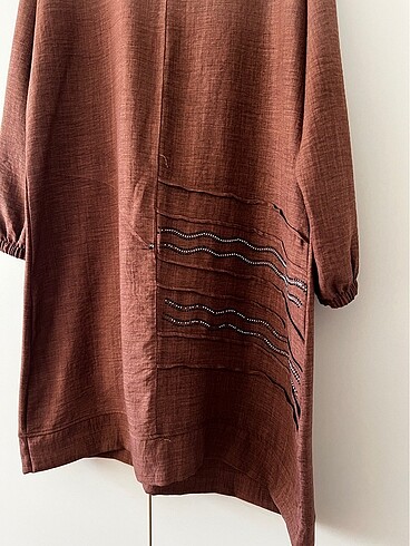 Kahverengi tunik - Görsel 5