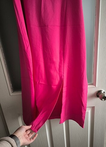 48 Beden pembe Renk Milla etiketli pembe elbise 