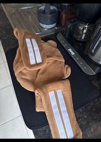 Kahverengi Peluş Ayı Oyuncak sıcak su torbası - Görsel 4