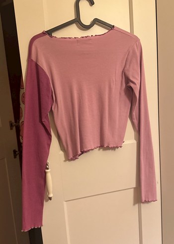 m Beden pembe Renk Pembe Uzun Kollu Kız Tişörtü