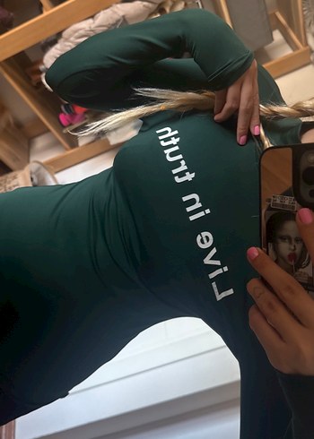 Yeşil Balıkçı Yaka bluz - Görsel 2