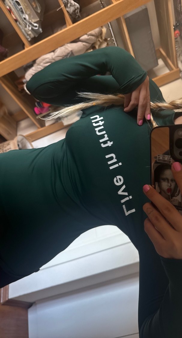 Yeşil Balıkçı Yaka bluz - Görsel 2