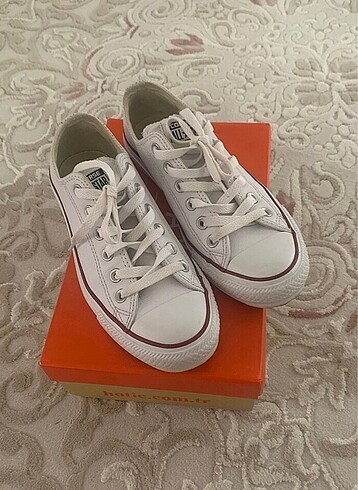 Converse Converse Chuck Taylor All Star Unisex Beyaz Deri Sneaker