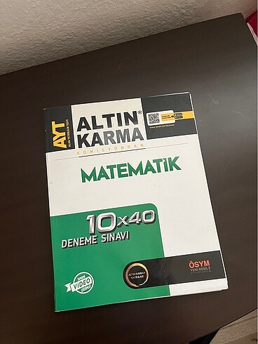 AYT MATEMATİK DENEMELERİ ALTIN KARMA YAYINLARI