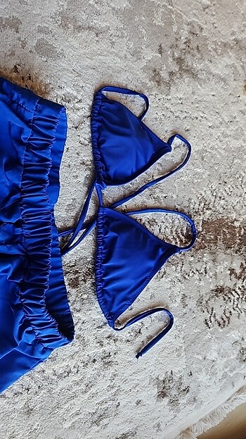 Defacto Üst bikini altı şortlu bikini takımı 