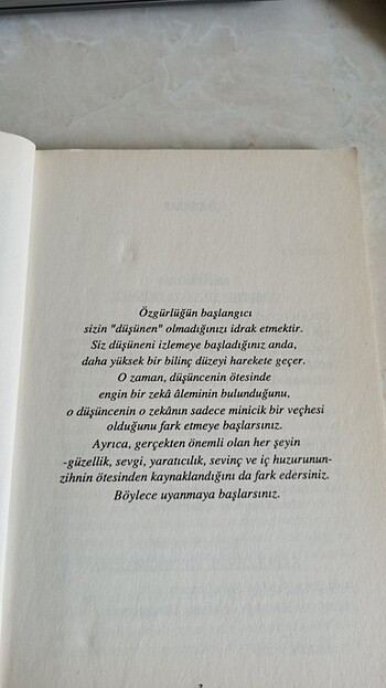 ŞİMDİ'NİN GÜCÜ, ECKHART TOLLE