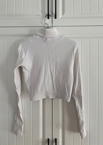 Beyaz Uzun Kollu Bluz - Görsel 5