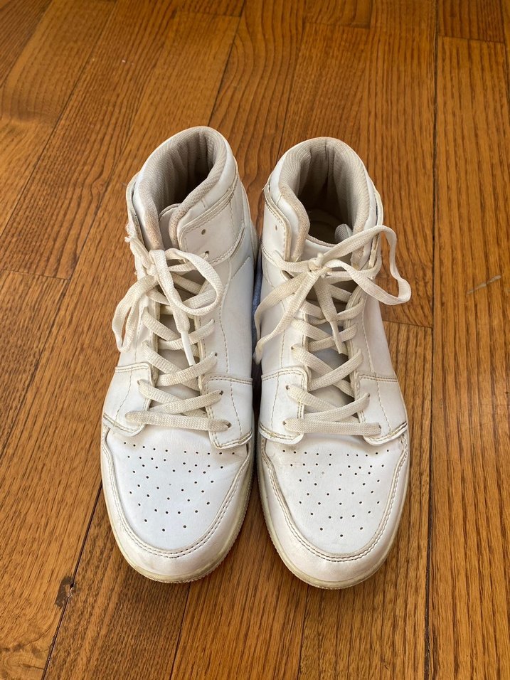 Bilekli beyaz kadın Spor Ayakkabı - Görsel 2