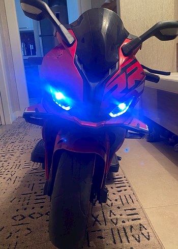 Kırmızı Elektrikli Çocuk Motosikleti - Görsel 4