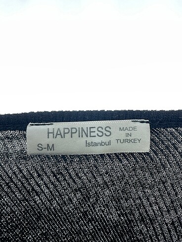 s Beden siyah Renk Happiness Bluz %70 İndirimli.