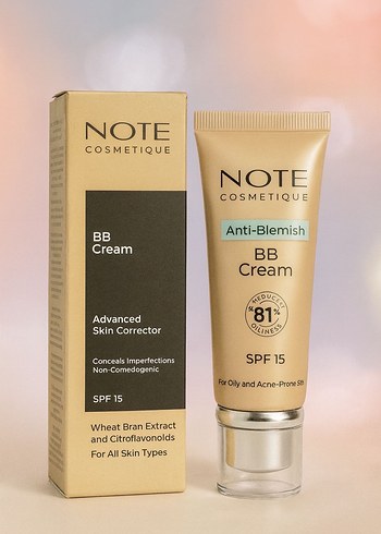 Note Cosmetique Anti-Blemish BB Krem SPF 15