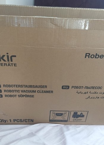 Fakir Fakir Robert RS760 Robot Süpürge 4000Pa Siyah