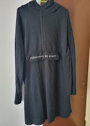 Lcw siyah kapsonlu sweat