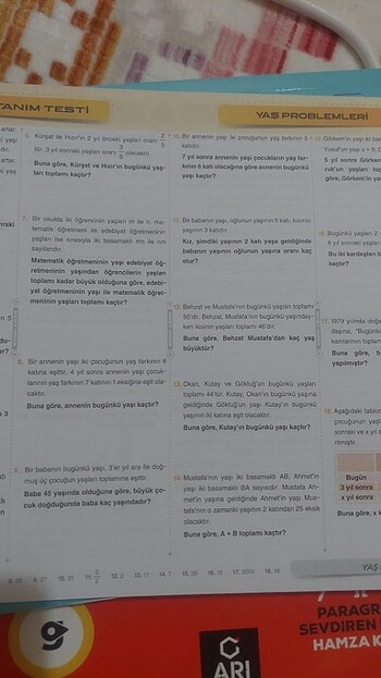  Beden Renk Mert hoca tyt matematik
