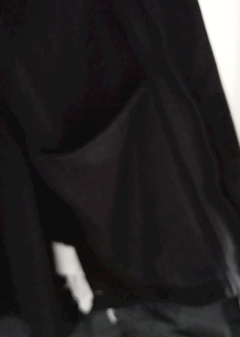 Siyah Midi Boylu Fermuarlı Rahat Kesim erkek Mont - Görsel 5